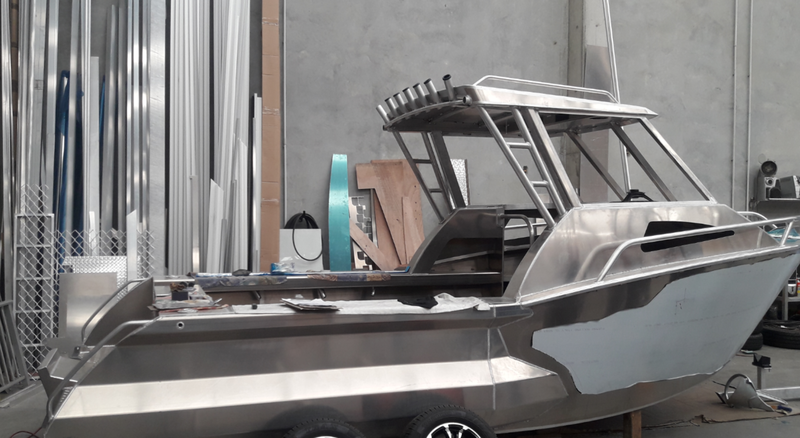 6.1m Boat - Pre-Cut Aluminium Plate Kitset Boat -By Noah Thompson Design 